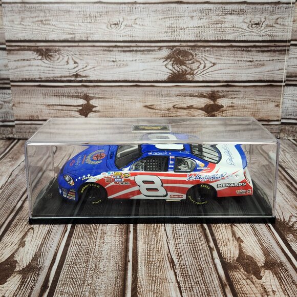 2007 Dale Earnhardt Jr. #8 DEI Stars And Strips Nascar 1:24 Diecast in Case - Picture 6 of 8